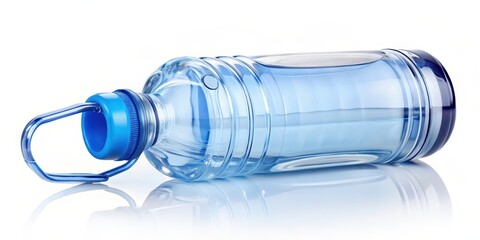 Water Bottle on White Background