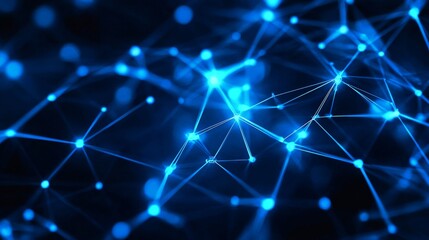 Abstract Network Connections - Symbolizing global network, connectivity, data flow, technological advancement, and future innovation. A mesmerizing abstract