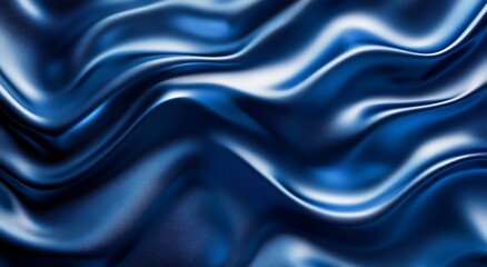 Obraz premium Modern minimalist abstract Dark blue gradient background, blurred effect