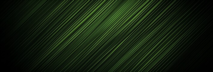 Modern minimalist abstract Dark green banner background with geomatric diagonal stripes of dark green and white