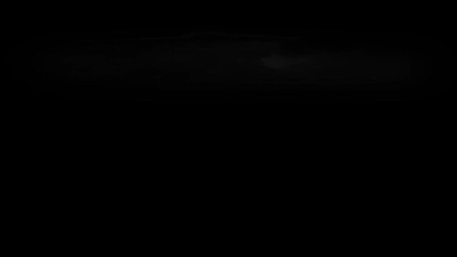Lightning thunderstorms Effects overlay isolated on black background stock video
