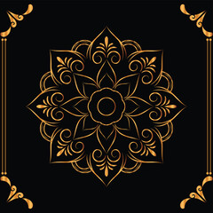 Flower Luxury mandala ramadan Style Decorative mandala.