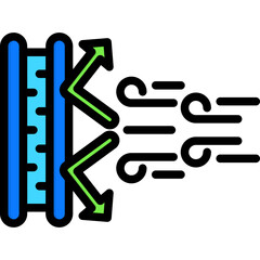 Windproof Fabric Icon