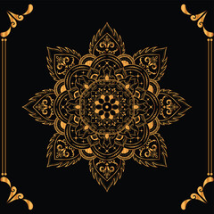 Flower Luxury mandala ramadan Style Decorative mandala.
