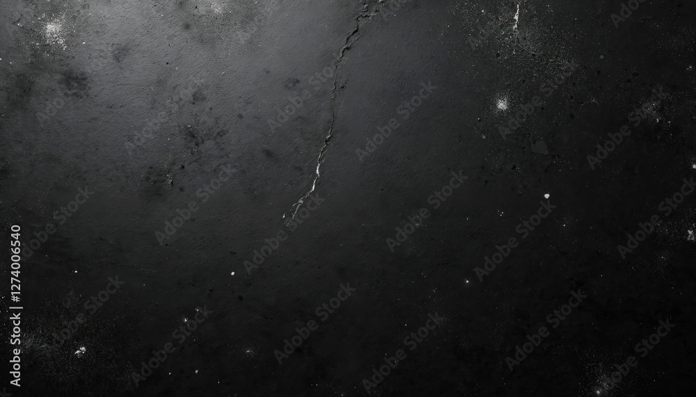 Poster black surface with dust and scratches. abstract monochrome aged grunge texture layer for photo edito