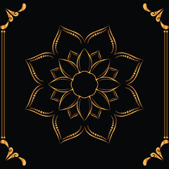 Flower Luxury mandala ramadan Style Decorative mandala.