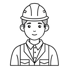 continuous single color full-body line drawing of a man