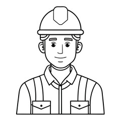 continuous single color full-body line drawing of a man