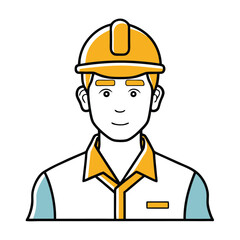 continuous single color full-body line drawing of a man