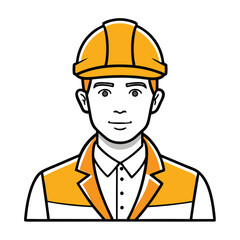 continuous single color full-body line drawing of a man