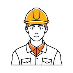 continuous single color full-body line drawing of a man