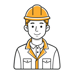 continuous single color full-body line drawing of a man