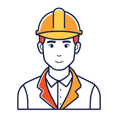 continuous single color full-body line drawing of a man