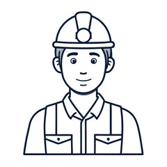 continuous single color full-body line drawing of a man