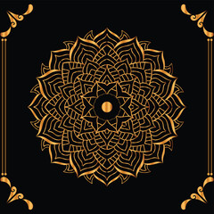 Flower Luxury mandala ramadan Style Decorative mandala.