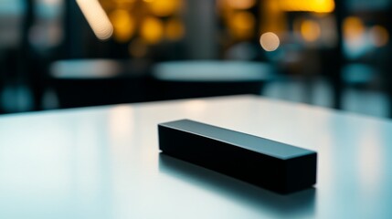 Sleek modern nicotine product on minimalist white surface, showcasing clean design and focus on product, ideal for health, wellness, and lifestyle concepts.	