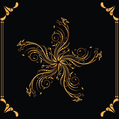 Flower Luxury mandala ramadan Style Decorative mandala.