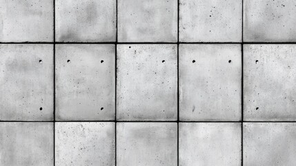 Concrete Panel Wall Texture - gray concrete wall texture, ideal for background or design element. Modern and minimalist