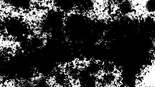 Ink or blood-like splashes Transition Animation 1