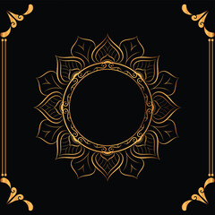Flower Luxury mandala ramadan Style Decorative mandala.