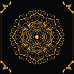 Flower Luxury mandala ramadan Style Decorative mandala.