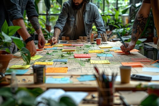 Business leader analyzes growth metrics and strategies to foster innovation for expansion goals