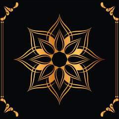 Flower Luxury mandala ramadan Style Decorative mandala.
