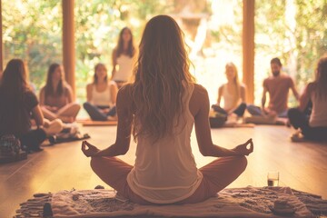 Mental health is the focus of a support group meeting in a community hall