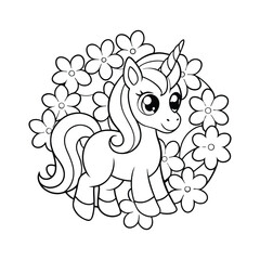 Unicorn Coloring Ideas