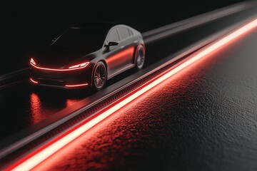 In a high-tech future, a person crosses a futuristic, digital bridge, where holographic messages of gratitude light the way, emphasizing the importance of connection and appreciation