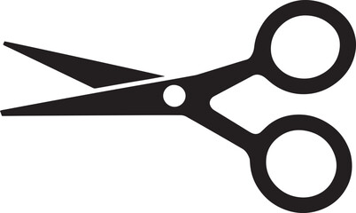 Scissors Icon silhouette vector illustration