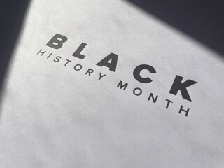 Black History Month. African American History. Celebrated annual in United States. February and October