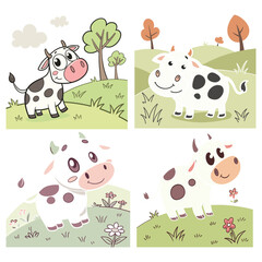  Funny cow animals cartoon