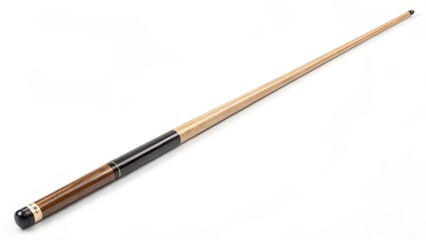 Fototapeta premium Pool Cue on White Background