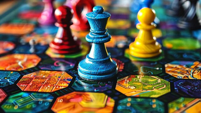 engaging kids&rsquo; board game with playful design