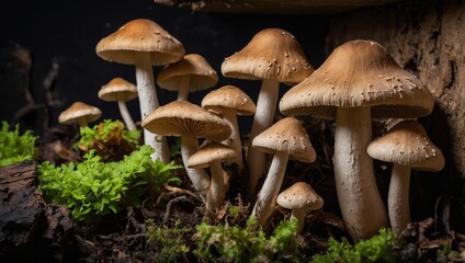Forest mushrooms, mushroom cultivation