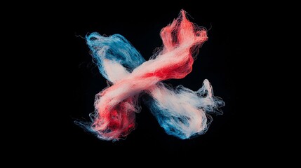 Vibrant neon lights produce kaleidoscopic patterns on a dark canvas, yielding a visually stunning and electrifying display