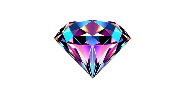 Diamond Brilliance: An Isolated Jewel on a Dark Canvas