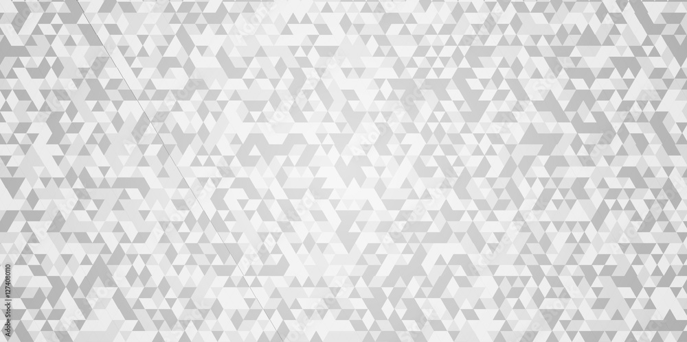Poster vector gray polygon mosaic triangle overlap texture background. white and gray overlapping cube squa