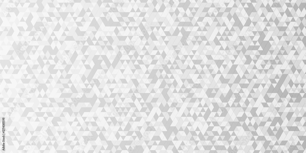 Poster vector gray polygon mosaic triangle overlap texture background. white and gray overlapping cube squa