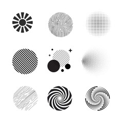 Distorted abstract. Pattern geometric. Illustration vector.