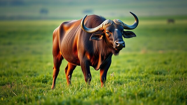 Buffalo in the Wild: Majestic Bovines Roaming the Plains