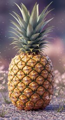 Juicy Pineapple in a Dreamy Magical World