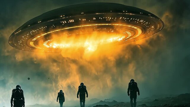 Earth is attacked by aliens.