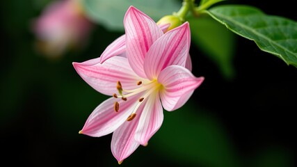 Fototapeta premium Enchanting Hypecoum Pendulum: A Delicate Floral Display