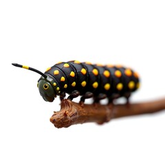 Fototapeta premium Intricate Portrait of a Death's Head Hawkmoth Larva
