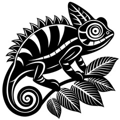 vector image of a lizard