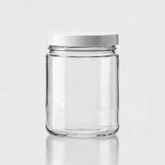 "Minimalist Glass Jar – Clean & Modern Packaging"