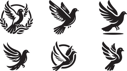 set of vector wings