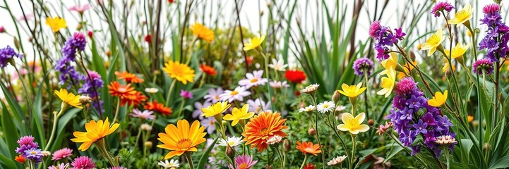 Obraz premium Springtime's Vibrant Awakening in the Garden